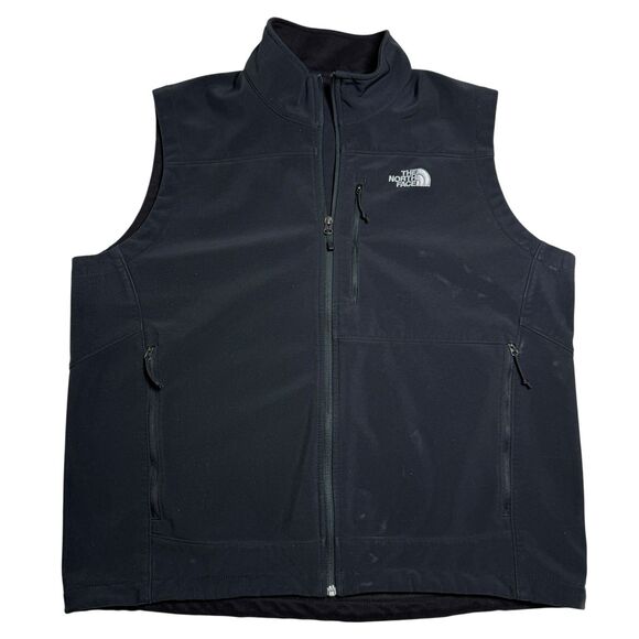 The North Face Other - The North Face Mens Softshell Vest Size XL Black Full Zip Jacket Gorpcore